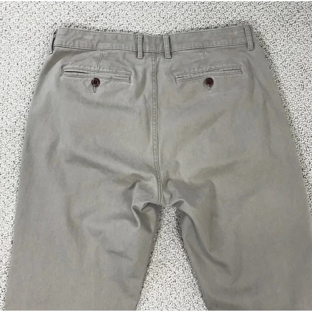 Flint and Tinder 365 Pant Straight Fit khaki brown Chinos Mens 33x32